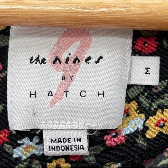 The Nines by Hatch Micro Ditsy Floral Boho Cottagecore Maternity Dress Size Med - Picture 10 of 11